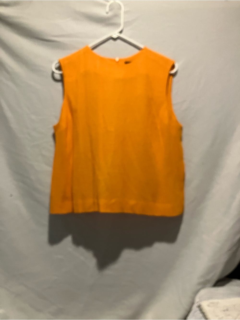 Ellen Tracy Sleeveless Tank Top in Bright Orange - Picture 8 of 8